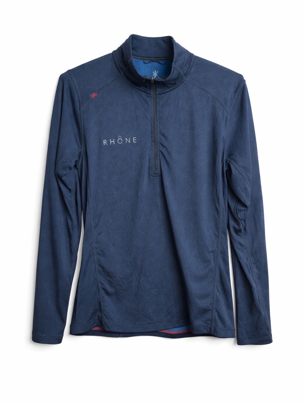 Rhône Atmosphere Midweight 1/4 Zip Pullover Men’s Small Blue Polartec Active